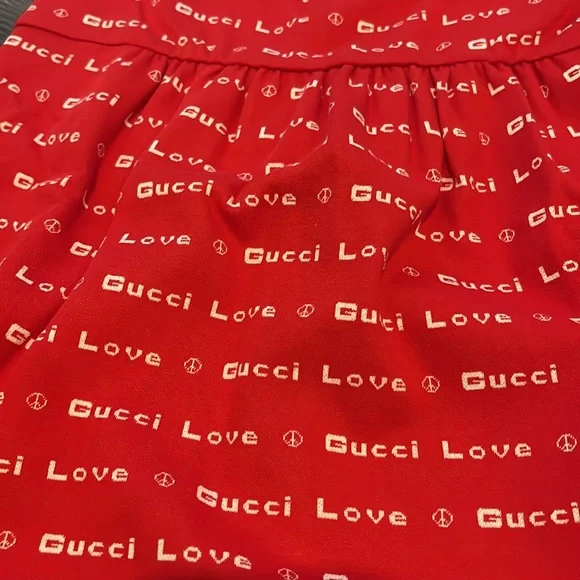 Red Gucci Dress toddler girl size 4